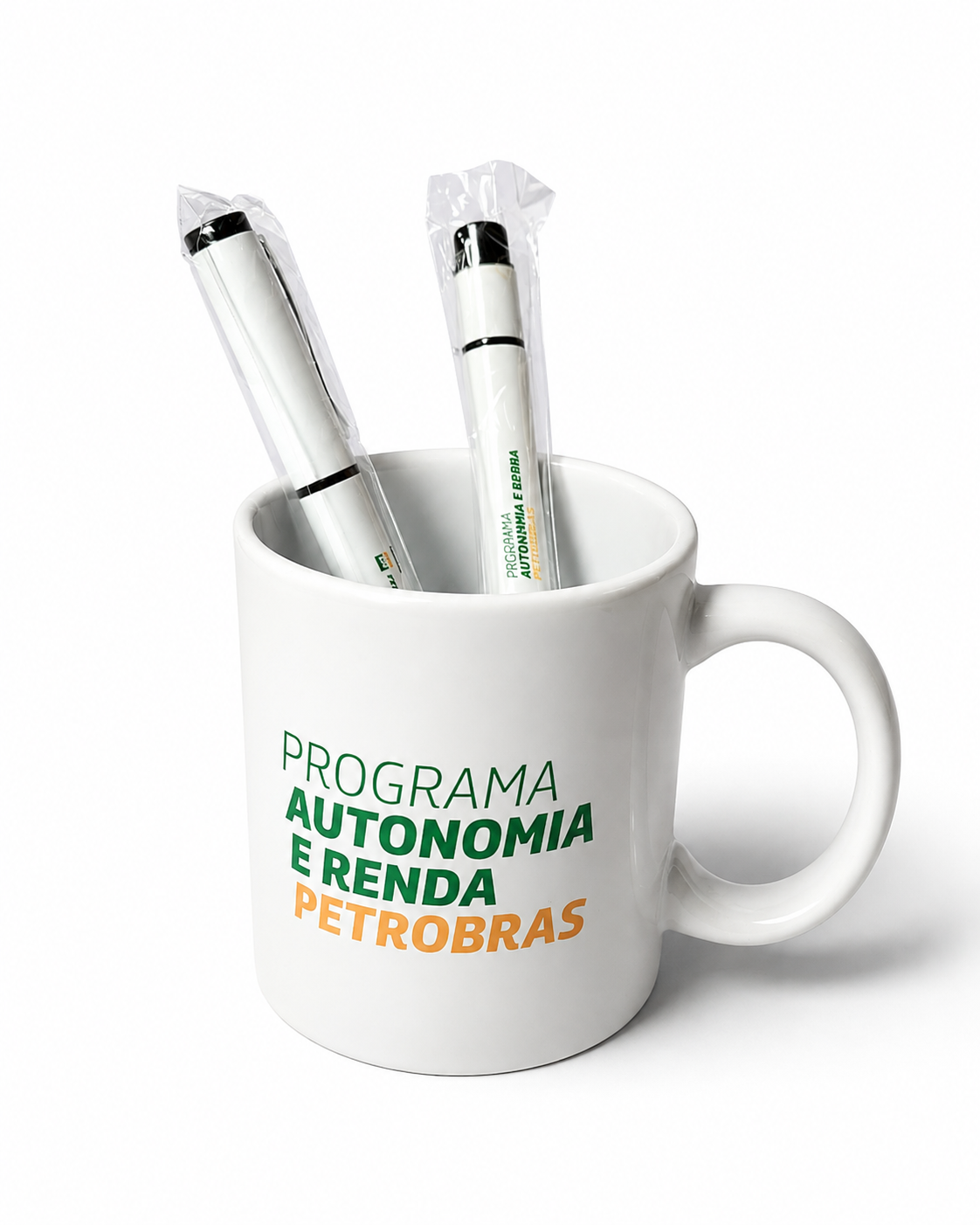 Kit Corporativo Caneca + Canetas Personalizadas